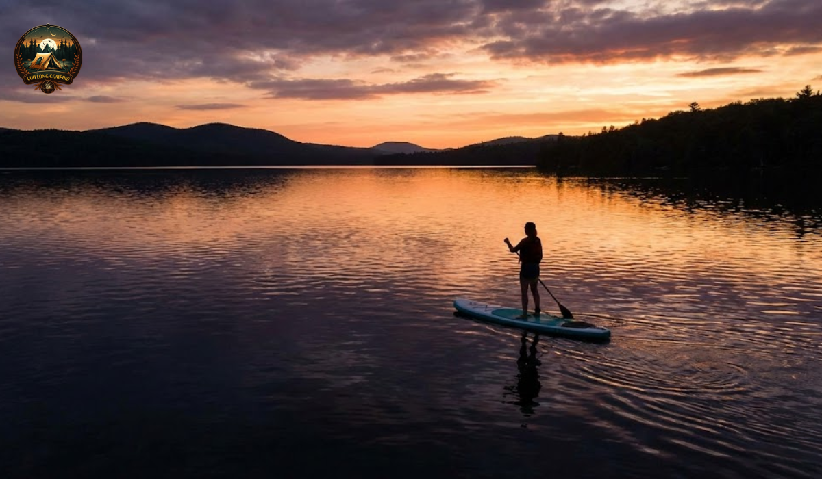 Cắm trại hồ đá đen