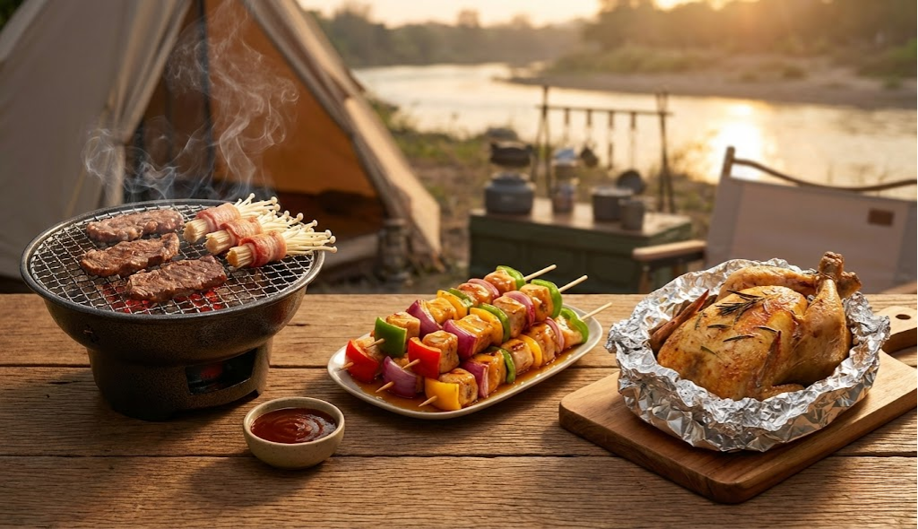 các món ăn đi cắm trại dễ làm