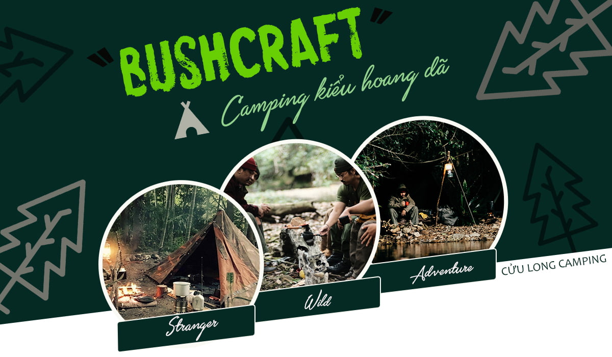 cắm trại kiểu hoang dã