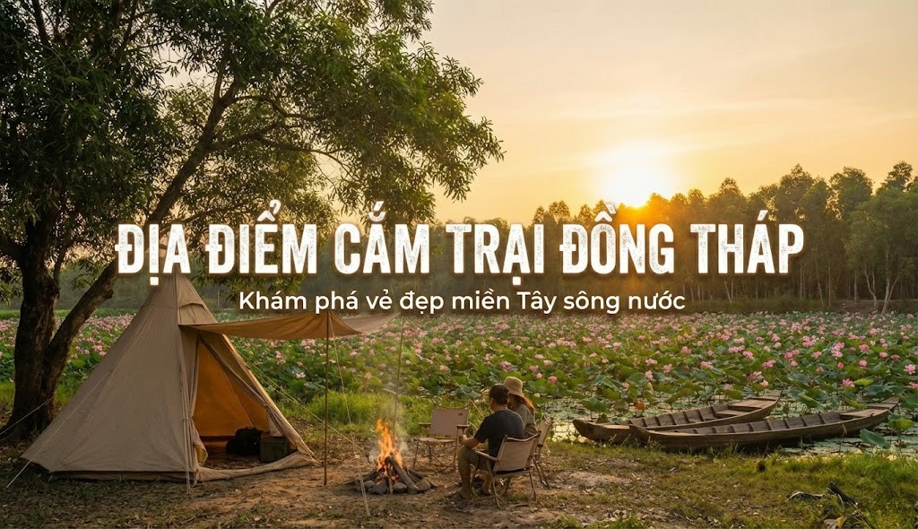 Địa điểm cắm trại đồng tháp