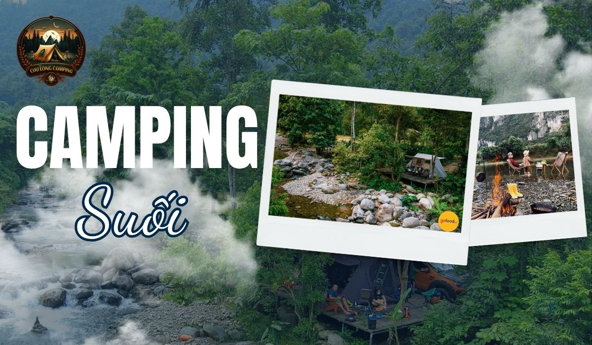 Camping suối