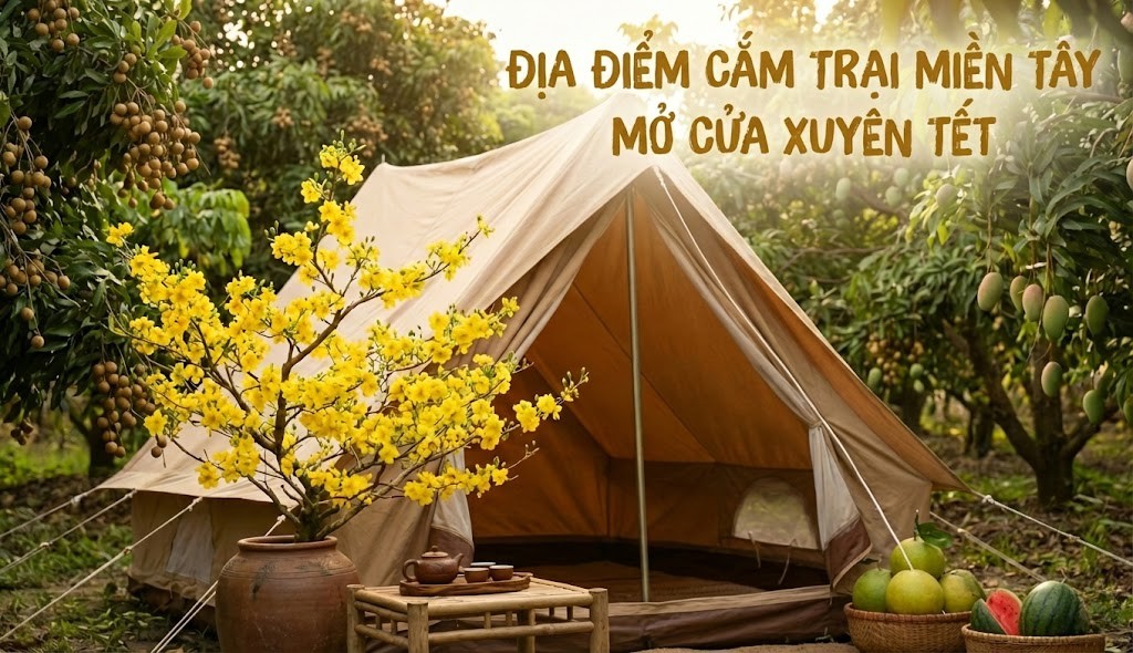 Địa điểm cắm trại miền tây mở cửa xuyên tết